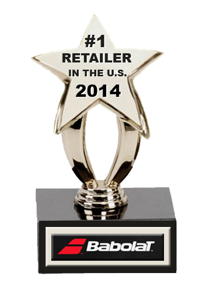 Babolat Number 1 Retailer 2014 US